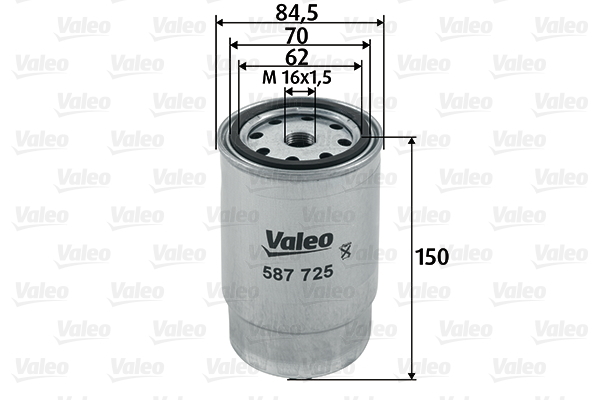 Filtr paliwa 587725 VALEO