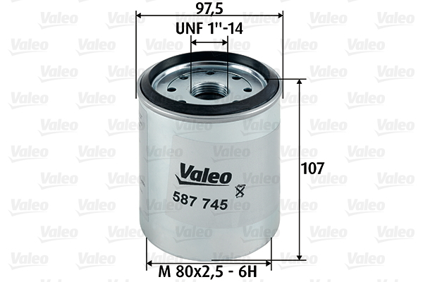 Filtr paliwa 587745 valeo