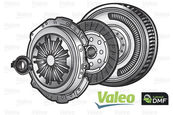 Zestaw sprzęgieł, FULLPACK DMF 837073 VALEO