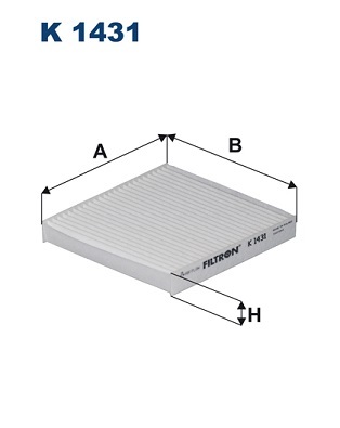 Filtr kabinowy przeciwpyłkowy K 1431 FILTRON WIX