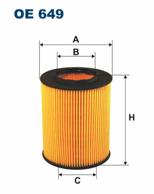 Filtr oleju OE 649 FILTRON WIX