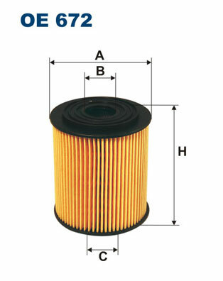 Filtr oleju OE 672 FILTRON WIX