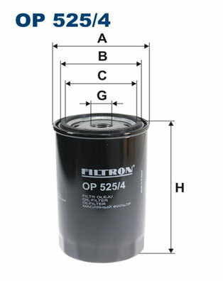Filtr oleju OP 525/4 FILTRON WIX