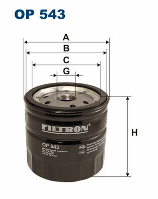 Filtr oleju wyprzedaż OP 543 FILTRON WIX