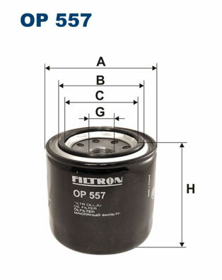 Filtr oleju OP 557 FILTRON WIX