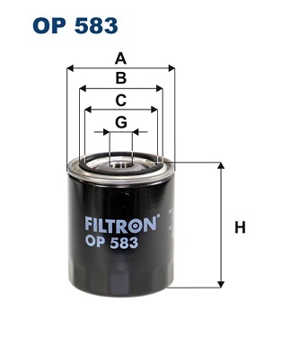 Filtr oleju OP 583 FILTRON WIX