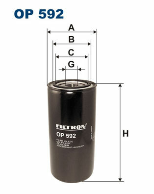 Filtr OP 592 FILTRON WIX