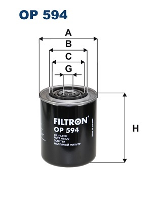 Filtr oleju OP 594 FILTRON WIX