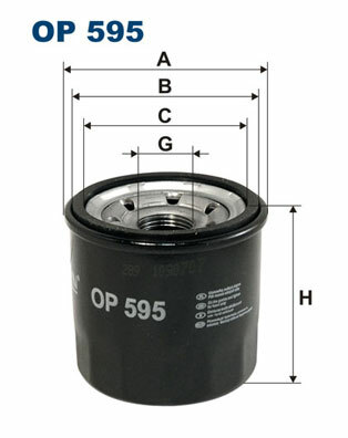Filtr oleju OP 595 FILTRON WIX