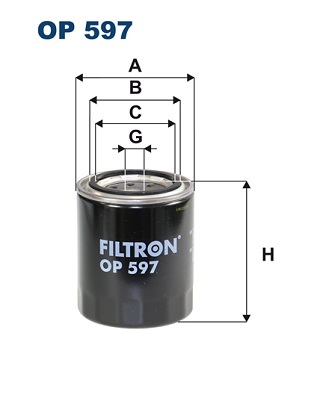 Filtr oleju OP 597 FILTRON WIX