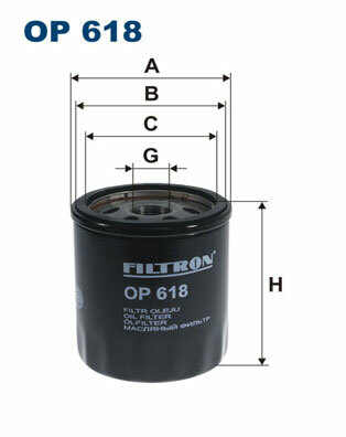 Filtr oleju OP 618 FILTRON WIX