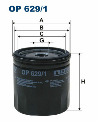 Filtr oleju OP 629/1 FILTRON WIX