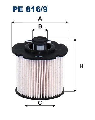 Filtr paliwa PE 816/9 FILTRON WIX
