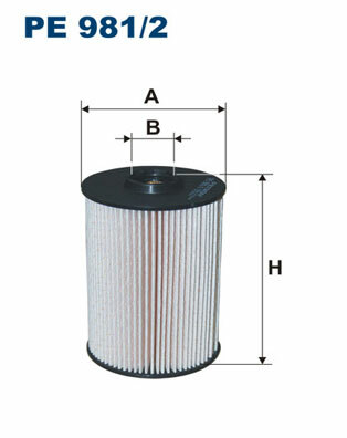 Filtr paliwa PE 981/2 FILTRON WIX