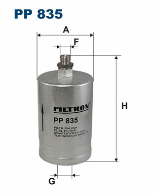 Filtr paliwa PP 835 FILTRON WIX