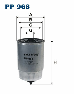 Filtr paliwa PP 968 FILTRON WIX