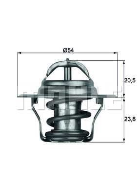 Termostat układu chłodzenia TX 14 87D MAHLE