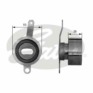 Rolka napinająca paska rozrządu, PowerGrip® T41023 GATES