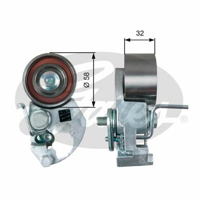Rolka napinająca paska rozrządu, PowerGrip® T43133 GATES