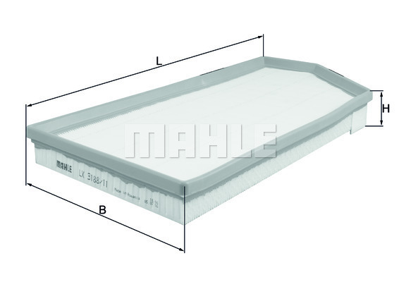 Filtr powietrza LX 3188/11 KNECHT