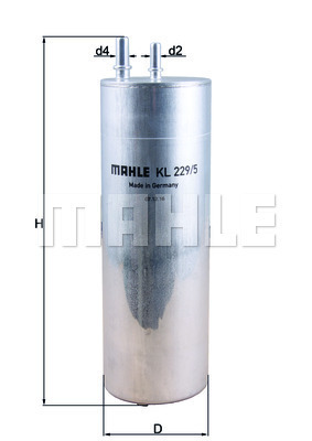 Filtr paliwa KL 229/5 KNECHT