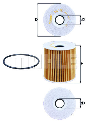 Filtr oleju OX 149D KNECHT