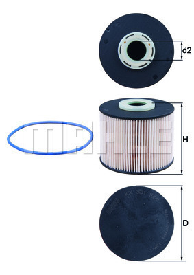 Filtr paliwa KX 331D KNECHT