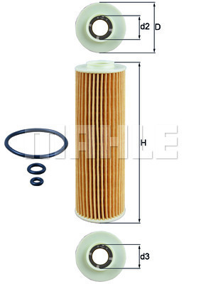 Filtr oleju OX 183/5D1 KNECHT