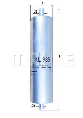 Filtr paliwa KL 985 KNECHT