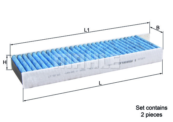 Filtr kabinowy przeciwpyłkowy, CareMetix® LAO 428/S KNECHT