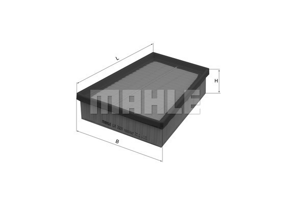 Filtr powietrza LX 2631 KNECHT