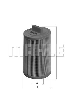 Filtr powietrza LX 1277 KNECHT