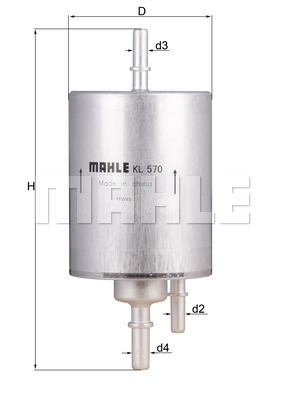 Filtr paliwa KL 570 KNECHT