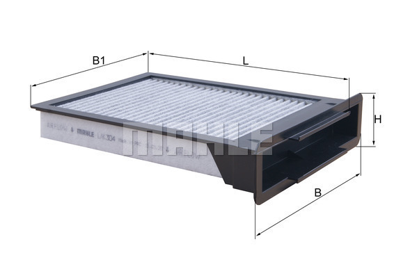 Filtr kabinowy przeciwpyłkowy LAK 304 KNECHT