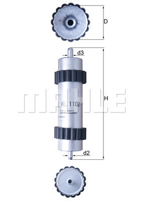 Filtr paliwa KL 1102 KNECHT