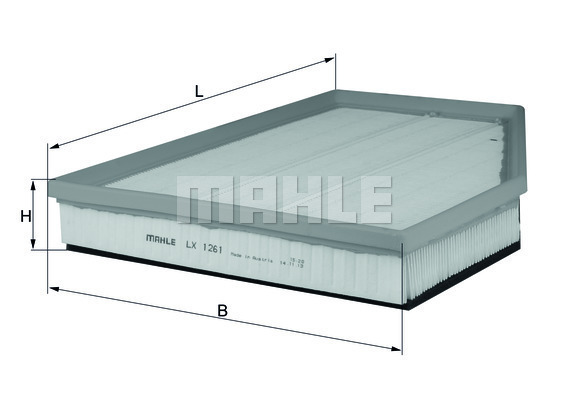 Filtr powietrza LX 1261 KNECHT