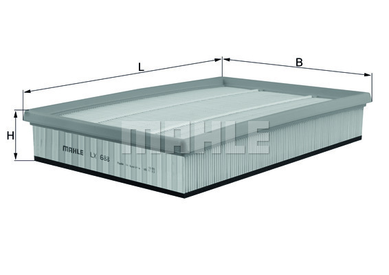 Filtr powietrza LX 688 KNECHT