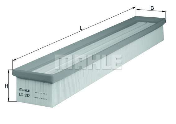 Filtr powietrza LX 992 KNECHT