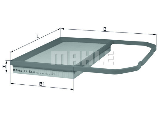 Filtr powietrza LX 3306 KNECHT