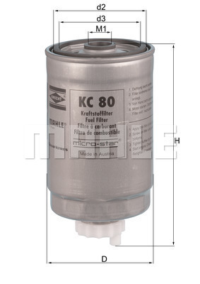Filtr paliwa KC 80 KNECHT