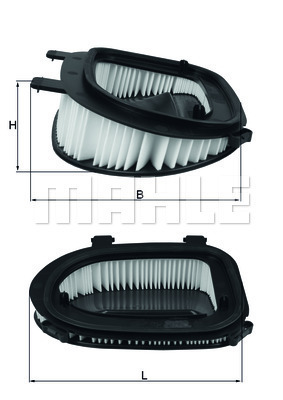 Filtr powietrza LX 3541 KNECHT