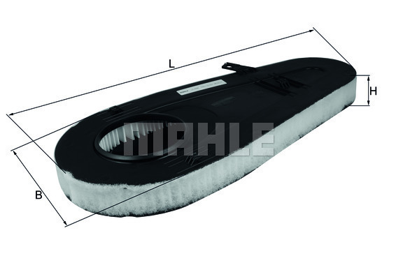 Filtr powietrza LX 3598 KNECHT