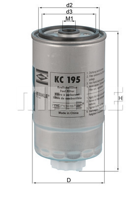 Filtr paliwa KC 195 KNECHT