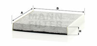 Filtr kabinowy przeciwpyłkowy CUK 26 009 MANN-FILTER MANN+HUMMEL GMBH