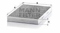 Filtr kabinowy przeciwpyłkowy CUK 3037 MANN-FILTER MANN+HUMMEL GMBH