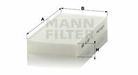 Filtr kabinowy przeciwpyłkowy CU 2327-2 MANN-FILTER MANN+HUMMEL GMBH