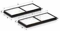 Filtr kabinowy przeciwpyłkowy CU 23 001-2 MANN-FILTER MANN+HUMMEL GMBH