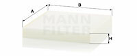 Filtr kabinowy przeciwpyłkowy CU 23 019 MANN-FILTER MANN+HUMMEL GMBH
