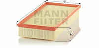 Filtr powietrza C 39 002 MANN-FILTER MANN+HUMMEL GMBH