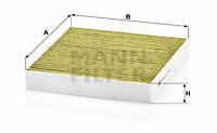 Filtr kabinowy przeciwpyłkowy, FreciousPlus FP 2141 MANN-FILTER MANN+HUMMEL GMBH